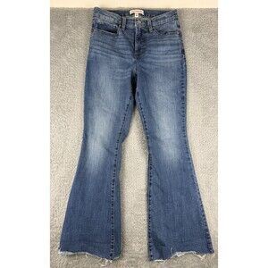 Lucky Brand Stevie High Rise Flare Jeans Women's Size 6/28 Blue Denim Stretch